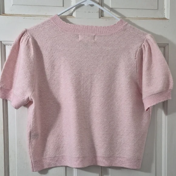 Jessica Simpson Light Pink Knit Cardigan - Picture 4 of 5